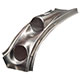 BLOC ARRIERE AUSTIN-HEALEY (PANNEAU INFERIEUR LATERAL DROIT)