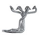 COLLECTEUR D'ECHAPPEMENT GT6 (INOX) SPORT