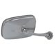 RETROVISEUR EXTERIEUR RECTANGULAIRE LARGE PIED ROND (INOX)
