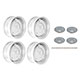 JANTE TOLE SPITFIRE 5.5X13 PAR 4 + ENJOLIVEUR