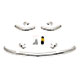 PARE-CHOCS SPITFIRE MK1-MK2/GT6 MK1 (INOX) AVANT-ARRIERE (COMPLET)