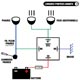 KIT CONNEXION PHARES ADD./ACCESSOIRES (RELAI 12v-30A)