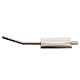 SILENCIEUX TR5-6 (BIG BORE) INOX (LARGE) 1967-1976 (SIMPLE SORTIE)