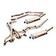 LIGNE D'ECHAPPEMENT TR5/6 (INOX) + COLLECTEUR (INOX) TWIN BOX