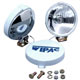 PHARES ADD 140mm CHROME WIPAC (LONGUE PORTEE) LA PAIRE