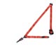 CEINTURE AVANT (4 POINTS/TULIPE 15cm) AVEC ENROULEUR (ROUGE)
