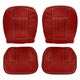 HOUSSE DE SIEGE MGB (AVANT) 1962-1968 (MGB-MGC/CAB-GT) SKAI (ROUGE/NOIR)