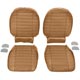 HOUSSE DE SIEGE MGB (AVANT) 1973-1976 (MGB/CAB) 3/4 PERFORE (OCRE)