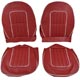 HOUSSE DE SIEGE SPRIGET 1962-1966 (SKAI) ROUGE PASSEPOIL BLANC