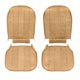 HOUSSE DE SIEGE SPRIGET 1970-1980 (SANS APPUIE-TETE) SKAI (BEIGE/MARRON)