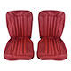 HOUSSE DE SIEGE MGA (ROUGE) "DELUXE" CUIR