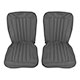 HOUSSE DE SIEGE MGA (GRIS) "DELUXE" CUIR