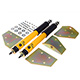 AMORTISSEUR TR4-TR5-TR6 "CONVERSION TELESCOPIQUE" SPAX (ARRIERE) KIT