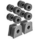 SILENT-BLOC DE BARRE ANTI-ROULIS AUSTIN-HEALEY BN1-BN2 (14mm) POLY