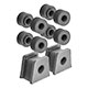 SILENT-BLOC DE BARRE ANTI-ROULIS MGB/SPRIGET/A-HEALEY (16mm) POLY