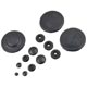 BOUCHON CAOUTCHOUC ET PASSE-CABLE/DURITE (LE JEU) TR6 (HABITACLE)