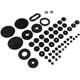 BOUCHON CAOUTCHOUC ET PASSE-CABLE/DURITE (LE JEU) TR5  (COMPLET)