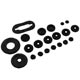 BOUCHON CAOUTCHOUC ET PASSE-CABLE/DURITE (LE JEU) TR5 (COMPARTIMENT MOTEUR)