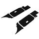 MGB 68-70 MKII 6 PC TRIM KIT BLK