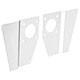 PLAQUE PARE-FEU (DOUBLE HS6) TR5/6 (INOX) LA PAIRE