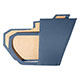 GARNITURE INTERIEURE AUSTIN-HEALEY (CAVE A PIED) BJ8 (BLEU)