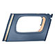 GARNITURE INTERIEURE AUSTIN-HEALEY (PORTE) BN1-BN2 (BLEU)
