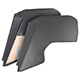 GARNITURE INTERIEURE AUSTIN-HEALEY (AILE ARRIERE) NOIR (LA PAIRE)