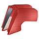 GARNITURE INTERIEURE AUSTIN-HEALEY (AILE ARRIERE) ROUGE (LA PAIRE)