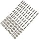VIS A TETE CONIQUE CRUCIFORME NOIRE + RONDELLE (LE KIT)
