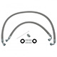 OIL COOLER INSTALLATION KIT BRAIDED HOSES (STAINLESS STEEL)