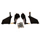 KIT DE MONTAGE/CONVERSION AMORTISSEURS TELESCOPIQUES TR2/3-A/4 (ARRIERE)