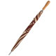 PARAPLUIE "MG" MARRON/CREME