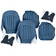 HOUSSE DE SIEGE AUSTIN-HEALEY (BLEU/BLANC) AVANT 1958-1963 (CUIR)