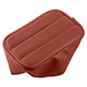 HOUSSE ACCOUDOIR CENTRAL AUSTIN-HEALEY (CUIR) ROUGE PASSEPOIL ROUGE