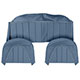 HOUSSE DE SIEGE AUSTIN-HEALEY (BLEU/BLANC) ARRIERE 1958-1962 (CUIR)