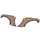GARNITURE INTERIEURE SPITFIRE (PASSAGE DE ROUE ARR) NOIR 1967-1976