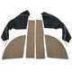 GARNITURE INTERIEURE TR3 (PASSAGE DE ROUE) TR3A-TR3B (NOIR/BLANC)