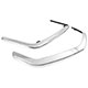 BUMPER SET SPITFIRE MK4/GT6 MK3 EARLY SINGLE NO PLATE LAMP (STAINLESS STEEL
