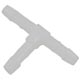 RACCORD DE DURITE DE LAVE-GLACE "T" AUSTIN-HEALEY