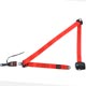 CEINTURE AVANT (4 POINTS/TULIPE 15cm) AVEC ENROULEUR + FAISCEAU (ROUGE)