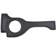 GARNITURE INTERIEURE TR6 (PORTE ENCEINTE) NOIR (DROIT)