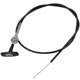 CABLE D'OUVERTURE DE CAPOT TR7-TR8 1975-1981