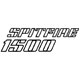 AUTOCOLLANT DE CAPOT "SPITFIRE 1500" (NOIR)