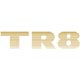 AUTOCOLLANT DE CAPOT "TR8" (GOLD)