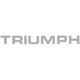 AUTOCOLLANT "TRIUMPH" DE MALLE (GRIS)