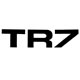 AUTOCOLLANT DE MALLE "TRIUMPH TR7" (NOIR)