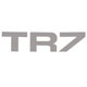 AUTOCOLLANT DE MALLE "TRIUMPH TR7" (ALU)