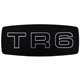 BADGE DE CALANDRE " TR6"