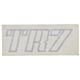 DECALCO "TR7" LATERAL AVANT (NOIR)