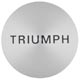 BADGE DE CENTRE DE VOLANT/CABOCHON DE ROUE TR2-TR3-TR4-TR5-TR6-TR7-SPITFIRE